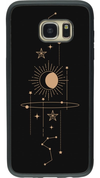 Coque Samsung Galaxy S7 edge - Silicone rigide noir Spring 23 astro