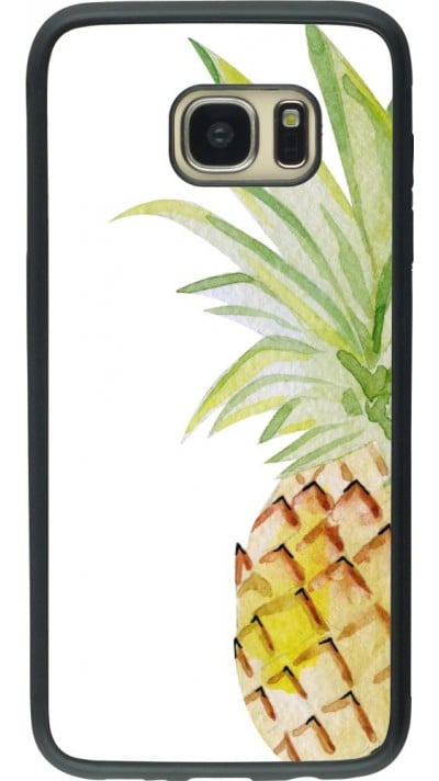 Coque Samsung Galaxy S7 edge - Silicone rigide noir Summer 2021 06