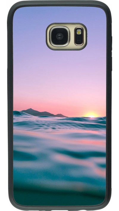 Coque Samsung Galaxy S7 edge - Silicone rigide noir Summer 2021 12