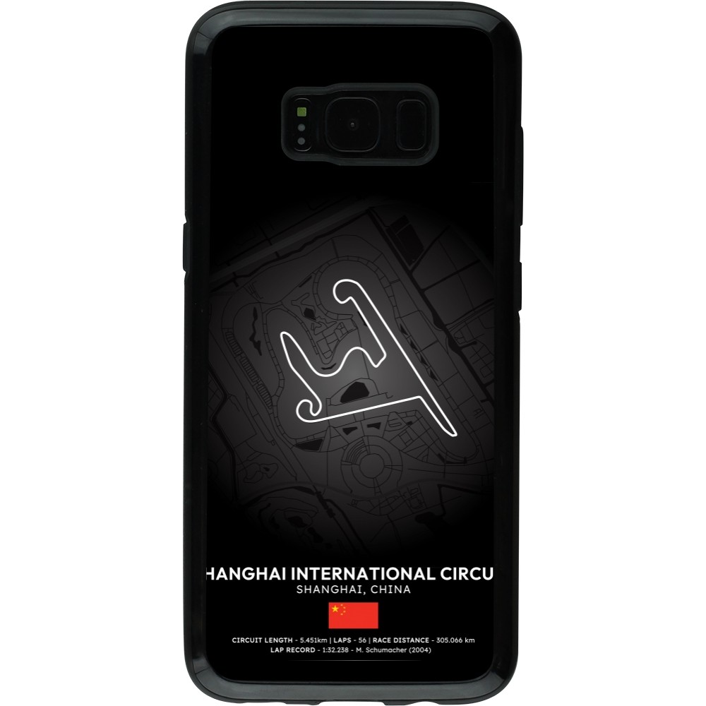 Samsung Galaxy S8 Case Hülle - Hybrid Armor schwarz F1 Track 2025 China
