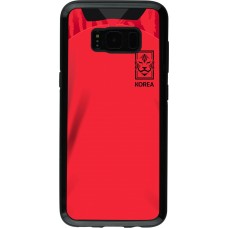 Samsung Galaxy S8 Case Hülle - Hybrid Armor schwarz Südkorea 2022 personalisierbares Fussballtrikot