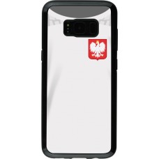 Samsung Galaxy S8 Case Hülle - Hybrid Armor schwarz Polen 2022 personalisierbares Fussballtrikot