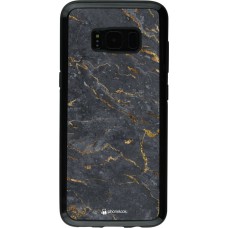 Coque Samsung Galaxy S8 - Hybrid Armor noir Grey Gold Marble