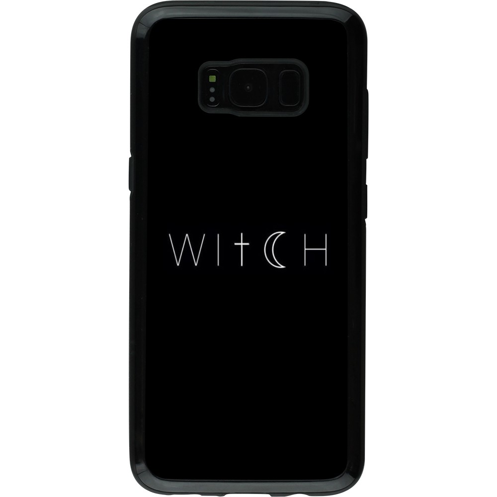 Coque Samsung Galaxy S8 - Hybrid Armor noir Halloween 22 witch word