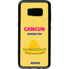 Samsung Galaxy S8 Case Hülle - Hybrid Armor schwarz Pop Summer Destination Cancun