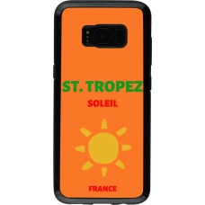 Samsung Galaxy S8 Case Hülle - Hybrid Armor schwarz Pop Summer Destination St-Tropez