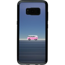 Samsung Galaxy S8 Case Hülle - Hybrid Armor schwarz Spring 23 pink bus