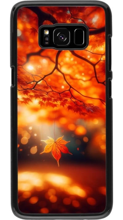 Samsung Galaxy S8 Case Hülle - Herbst Magisch Orange