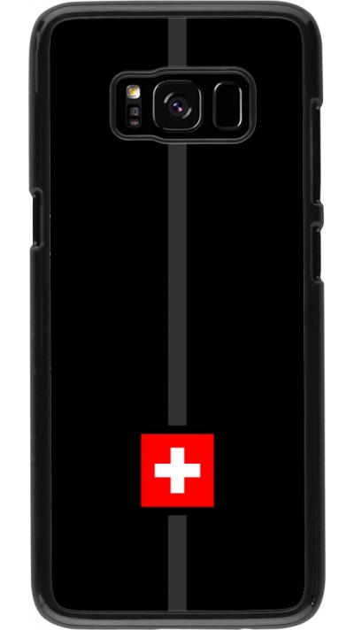 Samsung Galaxy S8 Case Hülle - Kanton CH schwarz