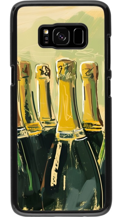 Samsung Galaxy S8 Case Hülle - Champagne Malerei