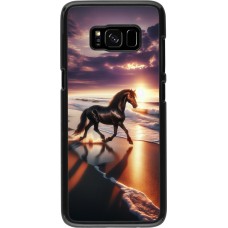 Samsung Galaxy S8 Case Hülle - Pferd majestätisch Strand