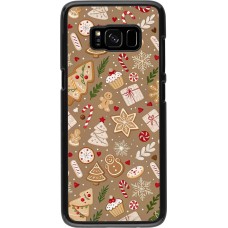 Coque Samsung Galaxy S8 - Christmas 25 Pattern Ginger Cookie