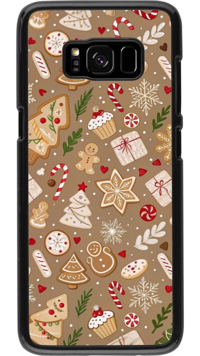 Coque Samsung Galaxy S8 - Christmas 25 Pattern Ginger Cookie