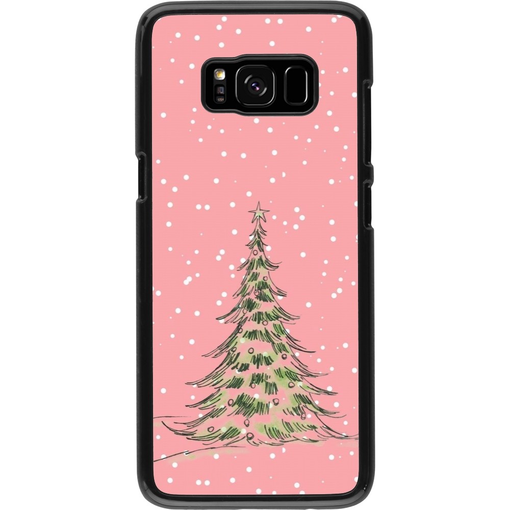 Coque Samsung Galaxy S8 - Christmas 25 Pink Tree