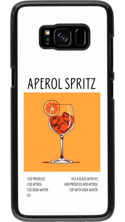 Samsung Galaxy S8 Case Hülle - Cocktail Rezept Aperol Spritz