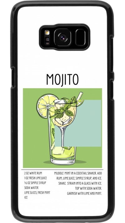 Samsung Galaxy S8 Case Hülle - Cocktail Rezept Mojito