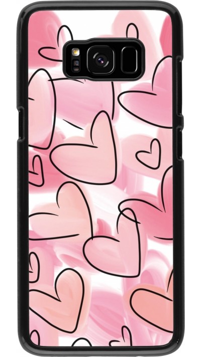 Coque Samsung Galaxy S8 - Easter 2023 pink hearts