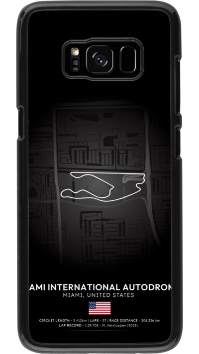 Samsung Galaxy S8 Case Hülle - F1 Track 2025 Miami