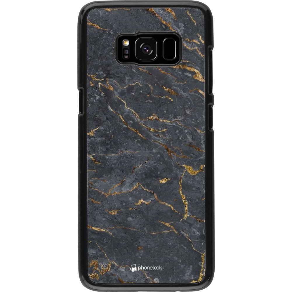 Coque Samsung Galaxy S8 - Grey Gold Marble