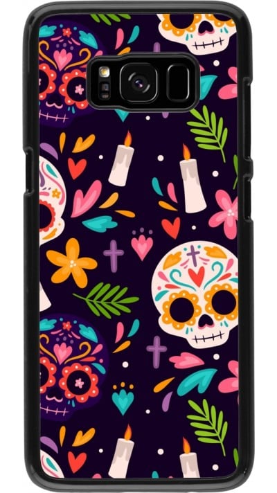Samsung Galaxy S8 Case Hülle - Halloween 2023 mexican style