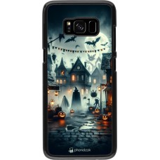Samsung Galaxy S8 Case Hülle - Halloween Spukstadt
