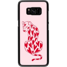 Samsung Galaxy S8 Case Hülle - Leopard with hearts 2026