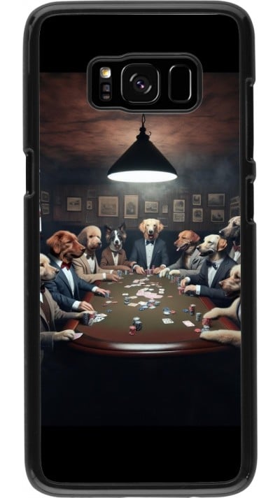Samsung Galaxy S8 Case Hülle - Die Pokerhunde