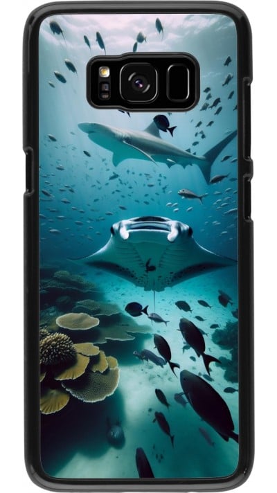 Samsung Galaxy S8 Case Hülle - Manta Lagune Reinigung