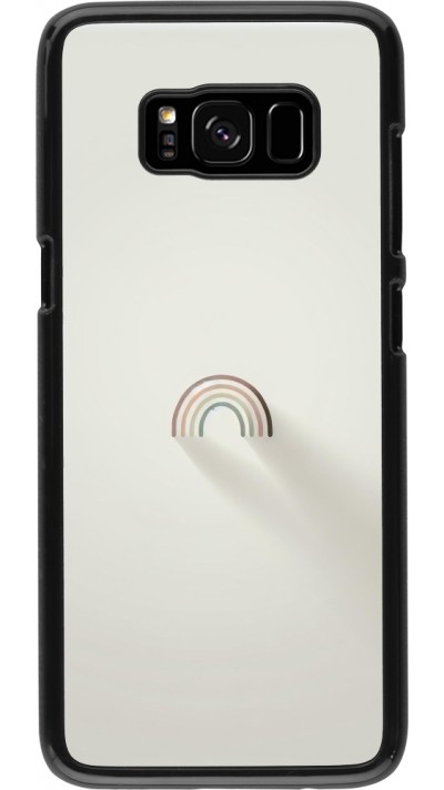 Samsung Galaxy S8 Case Hülle - Mini Regenbogen Minimal