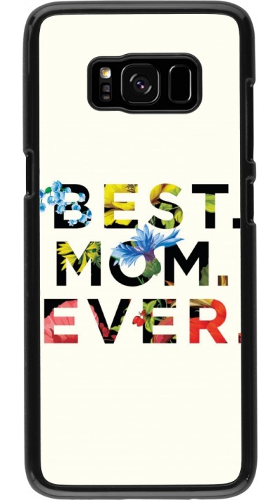 Coque Samsung Galaxy S8 - Mom 2023 best Mom ever flowers