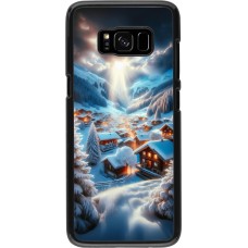 Samsung Galaxy S8 Case Hülle - Berg Schnee Licht