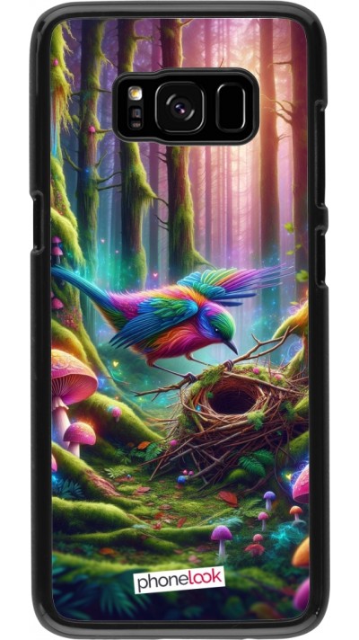 Coque Samsung Galaxy S8 - Oiseau Nid Forêt