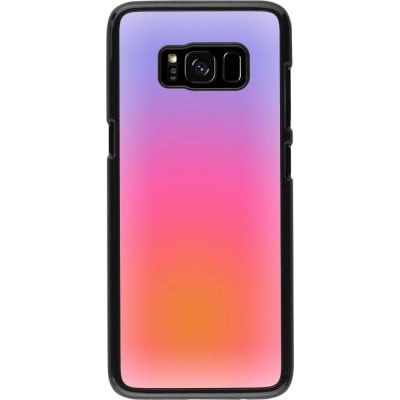 Samsung Galaxy S8 Case Hülle - Orange Pink Blue Gradient