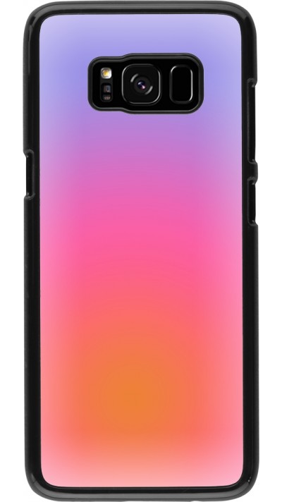 Samsung Galaxy S8 Case Hülle - Orange Pink Blue Gradient