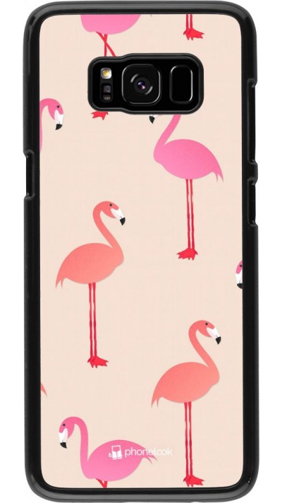 Hülle Samsung Galaxy S8 - Pink Flamingos Pattern