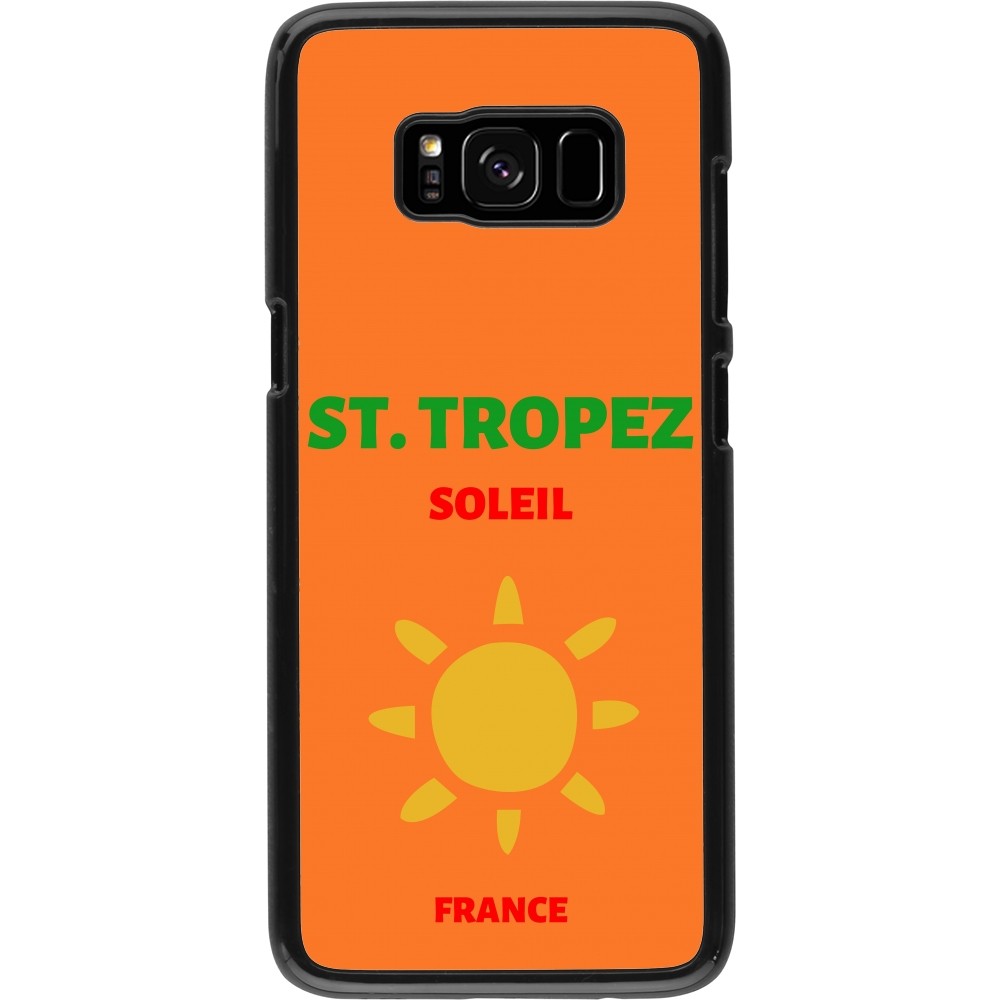 Samsung Galaxy S8 Case Hülle - Pop Summer Destination St-Tropez