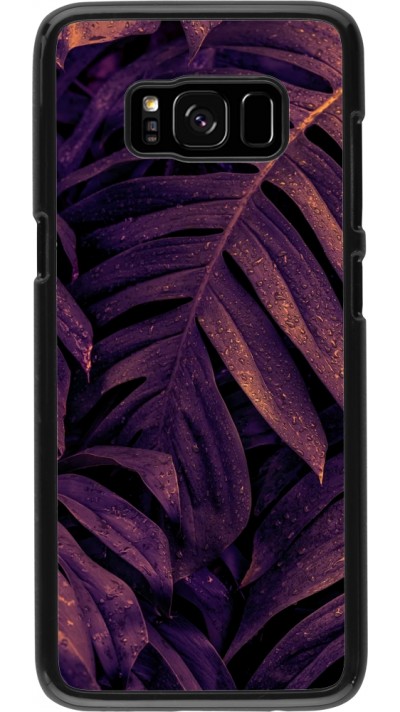 Coque Samsung Galaxy S8 - Purple Light Leaves