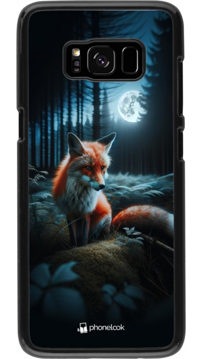 Coque Samsung Galaxy S8 - Renard lune forêt