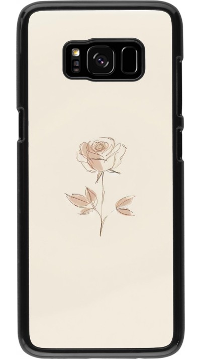 Samsung Galaxy S8 Case Hülle - Rosa Sand Minimalistisch