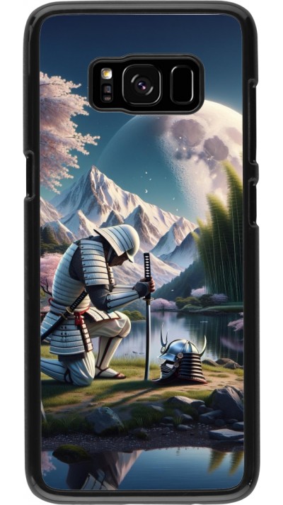 Samsung Galaxy S8 Case Hülle - Samurai Katana Mond