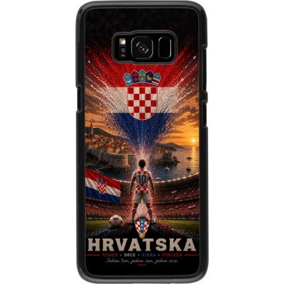 Samsung Galaxy S8 Case Hülle - Fussball Kroatien splash 2026