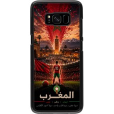 Coque Samsung Galaxy S8 - Football Maroc splash 2026