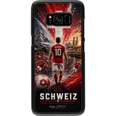 Samsung Galaxy S8 Case Hülle - Fussball Schweiz splash 2026
