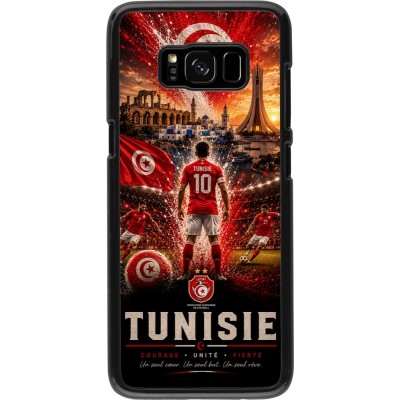 Samsung Galaxy S8 Case Hülle - Fussball Tunesien splash 2026