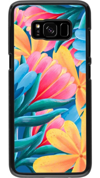Samsung Galaxy S8 Case Hülle - Spring 23 colorful flowers