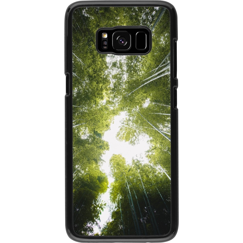 Samsung Galaxy S8 Case Hülle - Spring 23 forest blue sky