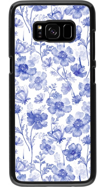 Coque Samsung Galaxy S8 - Spring 23 watercolor blue flowers