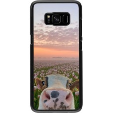 Coque Samsung Galaxy S8 - Cow with tulips 2026