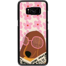 Coque Samsung Galaxy S8 - Dog with newspaper 2026