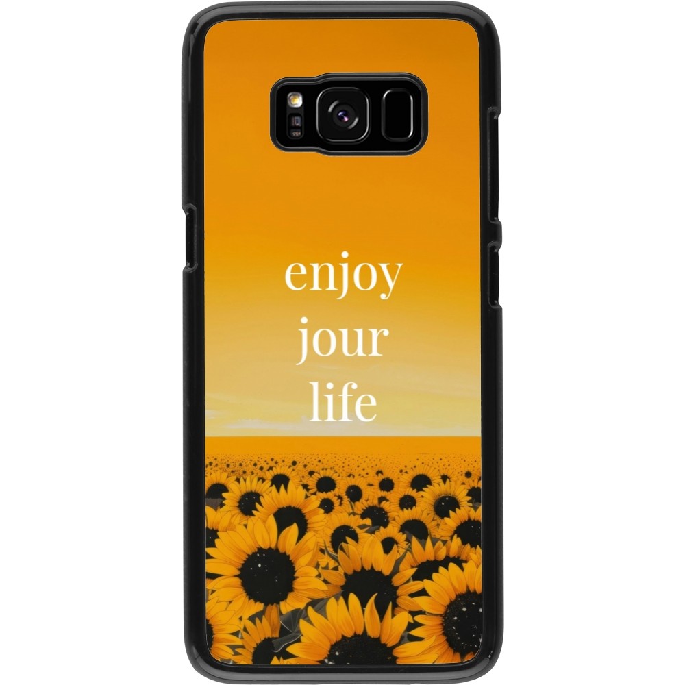 Samsung Galaxy S8 Case Hülle - Summer 2025 Enjoy your life